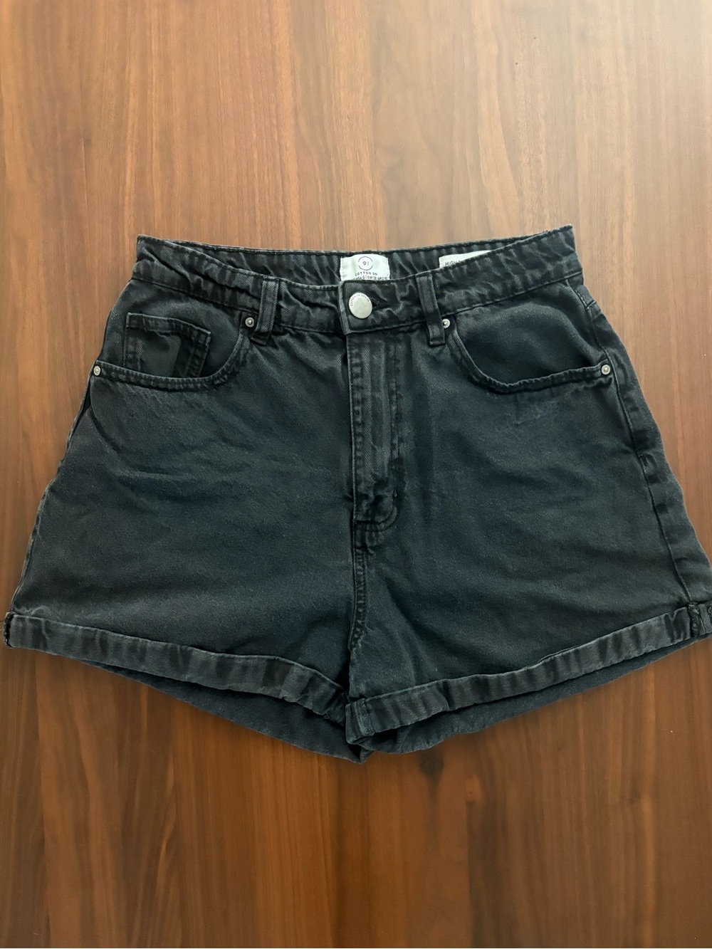 High rise Jean shorts